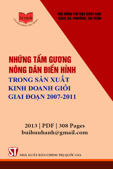 Những Tấm Gương Nông Dân Điển Hình Trong Sản Xuất Kinh Doanh Giỏi Giai Đoạn 2007-2011