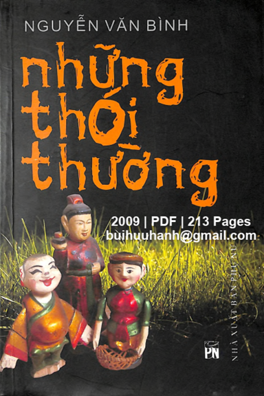 Những Thói Thường (NXB Phụ Nữ 2009) - Nguyễn Văn Bình, 213 Trang