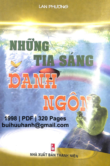 Những Tia Sáng Danh Ngôn (NXB Thanh Niên 1998) - Lan Phương, 320 Trang