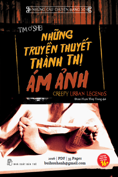 Những Truyền Thuyết Thành Thị Ám Ảnh (NXB Trẻ 2016) - Tim O'Shei, 35 Trang