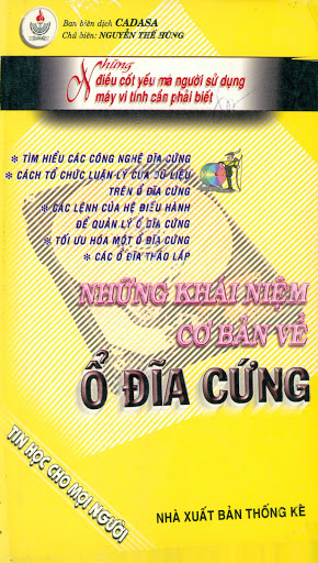 Những Vấn Đề Căn Bản Về Ổ Đĩa Cứng Của Máy PC (NXB Thống Kê 2001) - Nguyễn Thế Hùng, 144 Trang