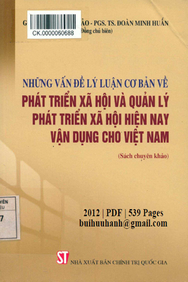 Những Vấn Đề Lý Luận Cơ Bản Về Phát Triển Xã Hội Và Quản Lý Phát Triển Xã Hội Hiện Nay