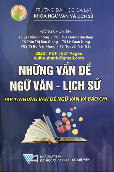 Những Vấn Đề Ngữ Văn-Lịch Sử Tập 1 (NXB Đại Học Quốc Gia 2022) - Lê Hồng Phong, 657 Trang