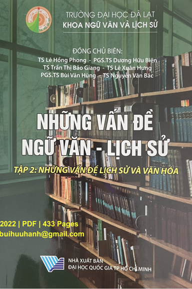 Những Vấn Đề Ngữ Văn-Lịch Sử Tập 2 (NXB Đại Học Quốc Gia 2022) - Lê Hồng Phong, 432 Trang