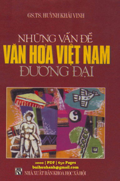 Những Vấn Đề Văn Hóa Việt Nam Đương Đại (NXB Khoa Học Xã Hội 2000) - Huỳnh Khái Vinh, 650 Trang