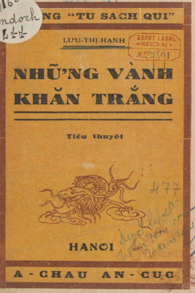 Những Vành Khăn Trắng (NXB Á Châu 1941) - Lưu Thị Hạnh, 176 Trang