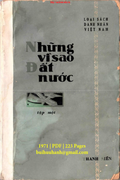 Những Vì Sao Đất Nước Tập 1 (NXB Thanh Niên 1971) - Quỳnh Cư, 112 Trang