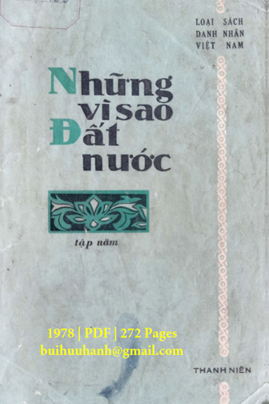 Những Vì Sao Đất Nước Tập 5 (NXB Thanh Niên 1978) - Quỳnh Cư, 272 Trang