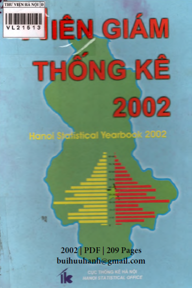 Niên Giám Thống Kê Hà Nội 2002 (NXB Thống Kê 2003) - Nhiều Tác Giả, 209 Trang