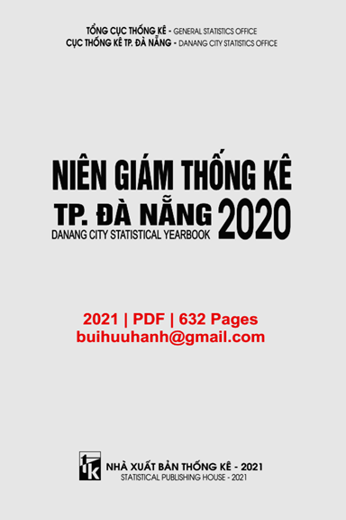 Niên Giám Thống Kê Thành Phố Đà Nẵng 2020 (NXB Thống Kê 2021) - Trần Văn Vũ, 632 Trang