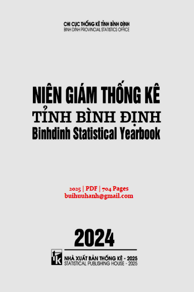 Niên Giám Thống Kê Tỉnh Bình Định 2024 (NXB Thống Kê 2025) - Nguyễn Thị Thúy Hằng, 704 Trang