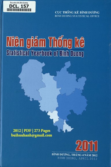 Niên Giám Thống Kê Tỉnh Bình Dương 2011 (NXB Thống Kê 2012) - Võ Công Thành, 273 Trang