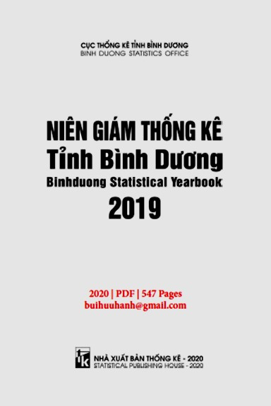 Niên Giám Thống Kê Tỉnh Bình Dương 2019 (NXB Thống Kê 2020) - Ngô Văn Mít, 547 Trang