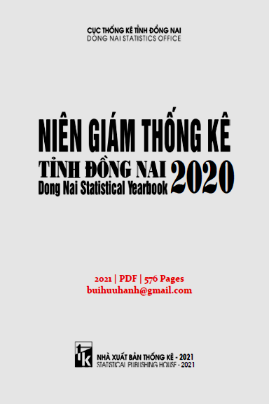 Niên Giám Thống Kê Tỉnh Đồng Nai 2020 (NXB Thống Kê 2021) - Trần Quốc Tuấn, 576 Trang