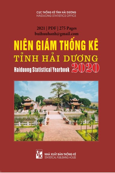 Niên Giám Thống Kê Tỉnh Hải Dương 2020 (NXB Thống Kê 2021) - Phạm Bá Dũng, 275 Trang
