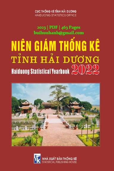Niên Giám Thống Kê Tỉnh Hải Dương 2022 (NXB Thống Kê 2023) - Phạm Bá Dũng, 463 Trang
