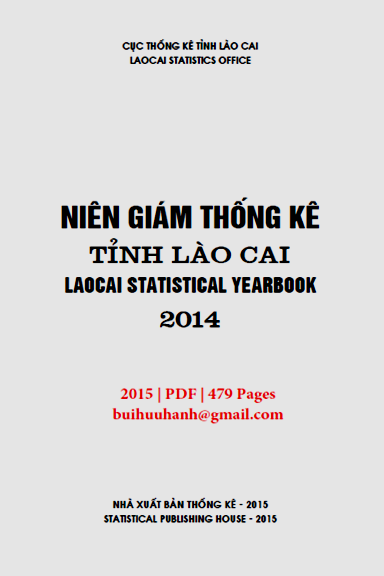 Niên Giám Thống Kê Tỉnh Lào Cai 2014 (NXB Thống Kê 2015) - Vũ Viết Trường, 479 Trang