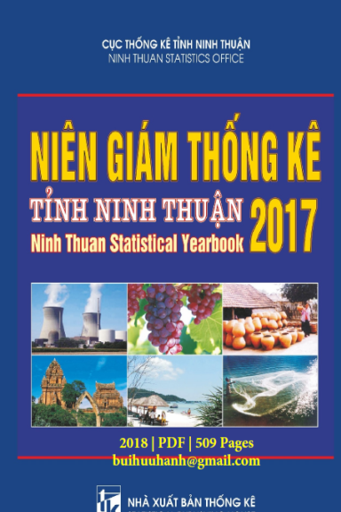 Niên Giám Thống Kê Tỉnh Ninh Thuận 2017 (NXB Thống Kê 2018) - Nguyễn Văn Hương, 509 Trang