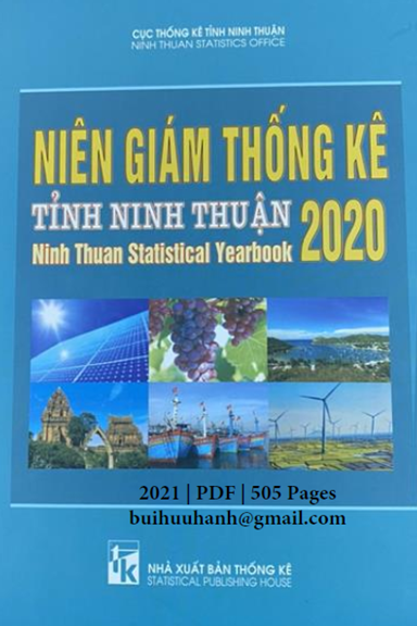 Niên Giám Thống Kê Tỉnh Ninh Thuận 2020 (NXB Thống Kê 2021) - Nguyễn Văn Hương, 505 Trang