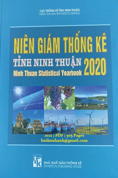 Niên Giám Thống Kê Tỉnh Ninh Thuận 2020 (NXB Thống Kê 2021) - Nguyễn Văn Hương, 504 Trang