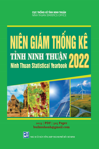 Niên Giám Thống Kê Tỉnh Ninh Thuận 2022 (NXB Tổng Hợp 2023) - Nguyễn Văn Hương, 505 Trang