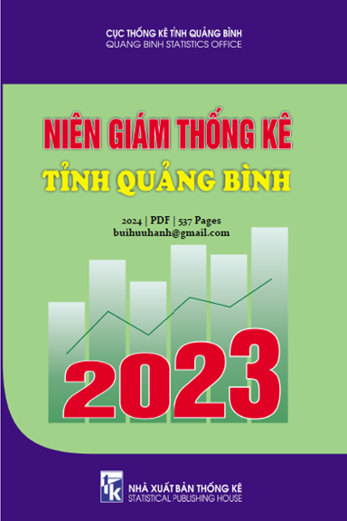 Niên Giám Thống Kê Tỉnh Quảng Bình 2023 (NXB Thống Kê 2024) - Trần Quốc Lợi, 537 Trang