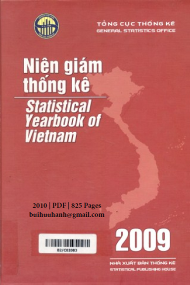 Niên Giám Thống Kê Việt Nam 2009 (NXB Thống Kê 2010) - Trần Hữu Thực, 825 Trang