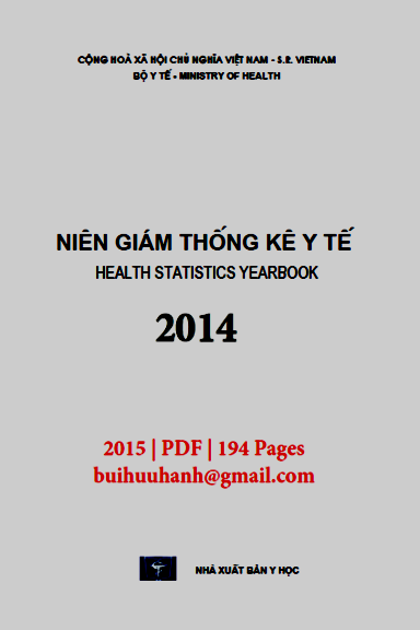 Niên Giám Thống Kê Y Tế 2014 (NXB Y Học 2015) - Phạm Lê Tuấn, 194 Trang