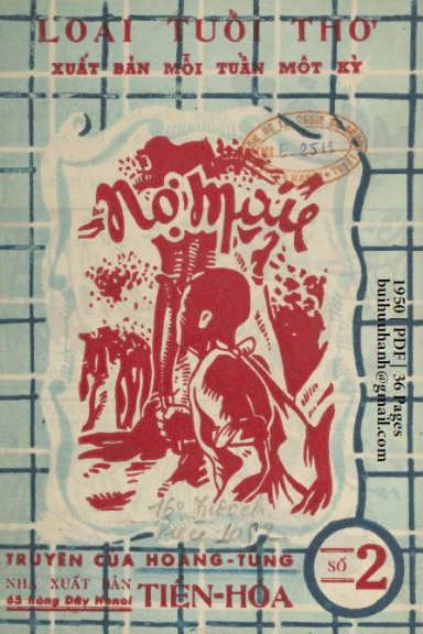 Nợ Máu (NXB Tiến Hóa 1950) - Hoàng Tùng, 36 Trang