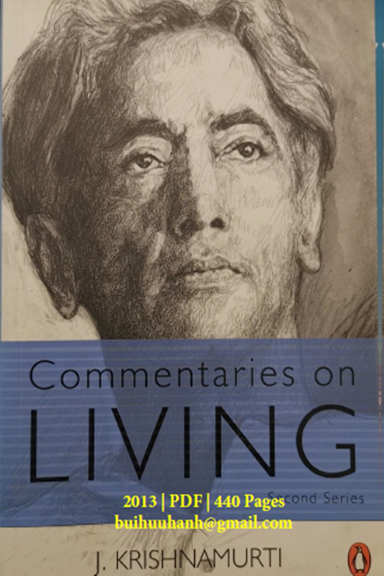 Nói Chuyện Cùng Sống Tập 2 (NXB Ông Không 2013) - Jiddu Krishnamurti, 440 Trang