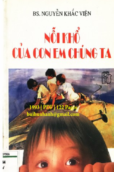 Nỗi Khổ Của Con Em Chúng Ta (NXB Thế Giới 1993) - Nguyễn Khắc Viện, 122 Trang