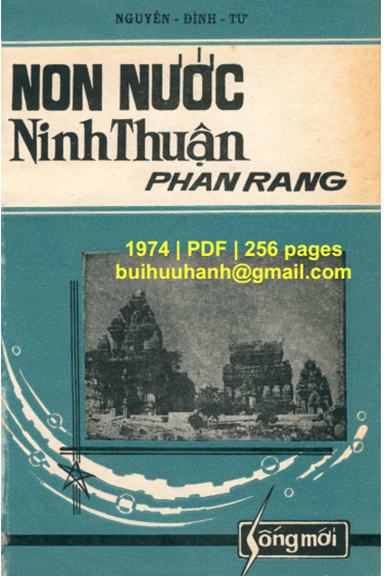 Non Nước Ninh Thuận Phan Rang (NXB Sống Mới 1974) - Nguyễn Đình Tư, 256 Trang