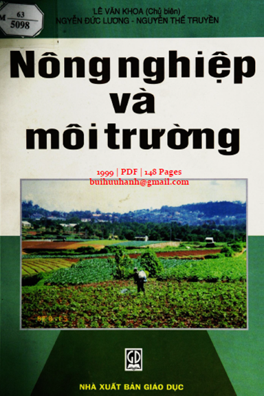 Nông Nghiệp Và Môi Trường (NXB Giáo Dục 1999) - Lê Văn Khoa, 148 Trang