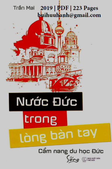 Nước Đức Trong Lòng Bàn Tay (NXB Thế Giới 2019) - Trần Mai, 223 Trang