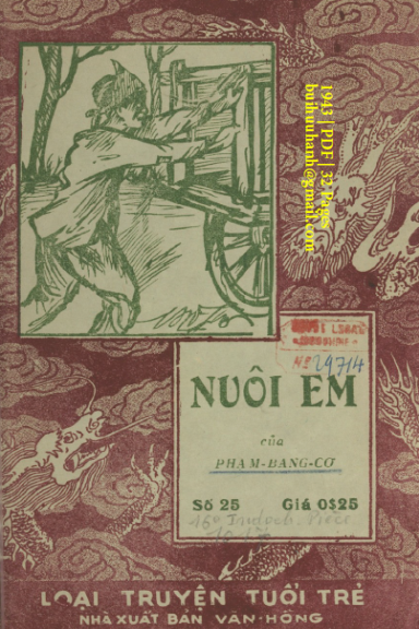 Nuôi Em (NXB Văn Hồng 1943) - Phạm Bang Cơ, 32 Trang