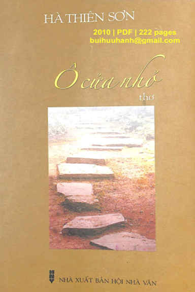 Ô Cửa Nhỏ (NXB Hội Nhà Văn 2010) - Hà Thiên Sơn, 222 Trang