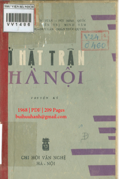 Ở Mặt Trận Hà Nội (NXB Hà Nội 1968) - Tô Hoài, 209 Trang
