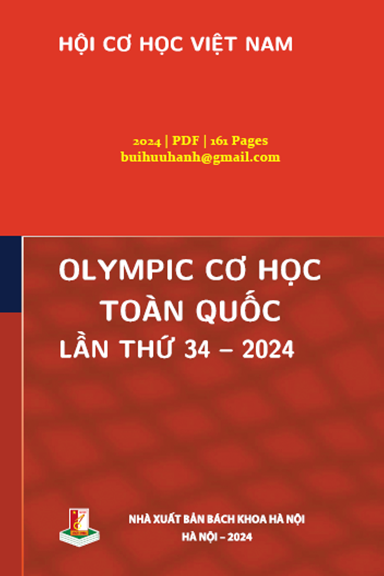 Olympic Cơ Học Toàn Quốc Lần Thứ 34 (NXB Bách Khoa 2024) - Nguyễn Phong Điền, 161 Trang