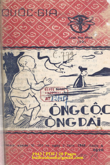 Ông Cộc Ông Dài (NXB Quốc Gia 1943) - Nguyễn Nam Thông, 28 Trang
