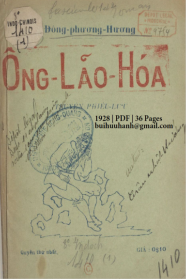 Ông Lão Hóa Quyển 1 (NXB Long Quang 1928) - Trần Nhật Hướng, 36 Trang