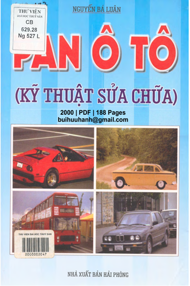 Pan Ô Tô (NXB Hải Phòng 2000) - Nguyễn Bá Luân, 188 Trang