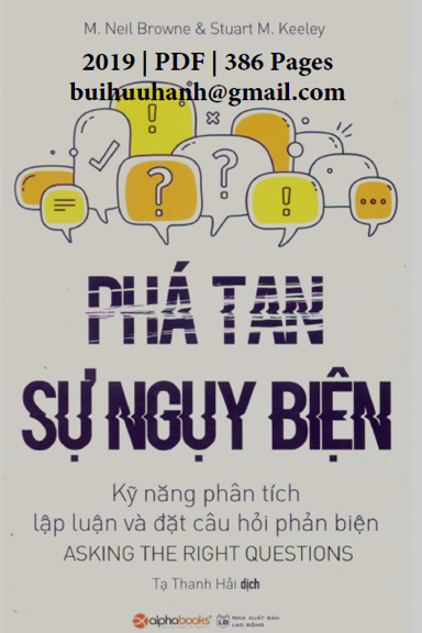 Phá Tan Sự Ngụy Biện (NXB Lao Động 2019) - Stuart M. Keeley, 386 Trang