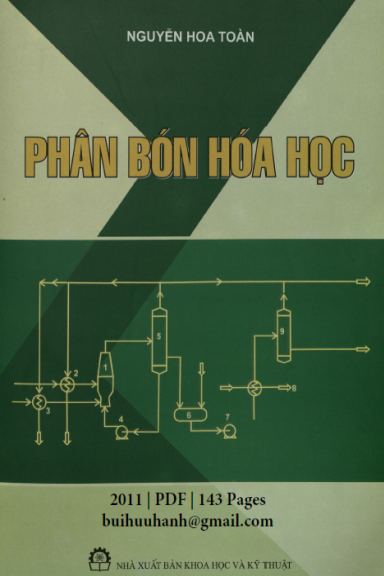 Phân Bón Hóa Học (NXB Khoa Học Kỹ Thuật 2011) - Nguyễn Hoa Toàn, 143 Trang