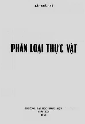 Phân Loại Thực Vật (NXB Hà Nội 1957) - Lê Khả Kế, 415 Trang
