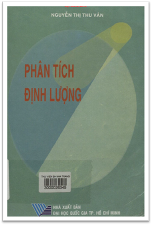 Phân Tích Định Lượng (NXB Đại Học Quốc Gia 2010) - Nguyễn Thị Thu Vân, 537 Trang