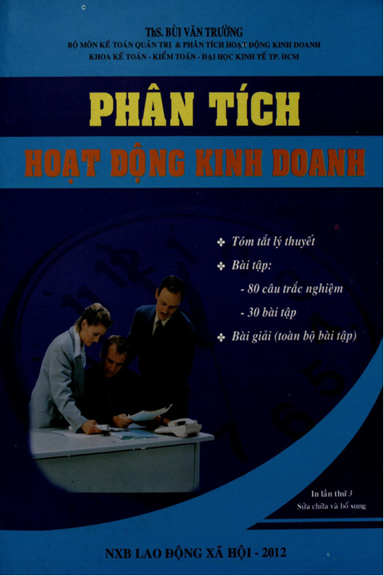 Phân Tích Hoạt Động Kinh Doanh (NXB Lao Động Xã Hội 2012) - Bùi Văn Trường, 357 Trang