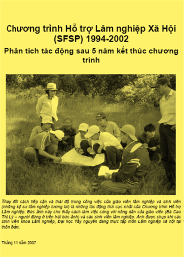 Phân Tích Tác Động Sau 5 Năm Kết Thúc Chương Trình (NXB Hà Nội 2007)  - Đặng Đình Bôi, 64 Trang