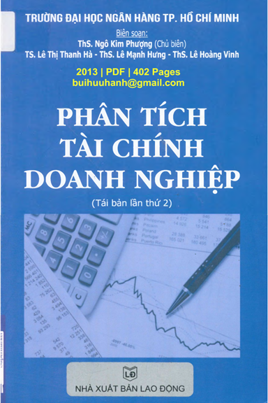 Phân Tích Tài Chính Doanh Nghiệp (NXB Lao Động 2013) - Ngô Kim Phượng, 402 Trang