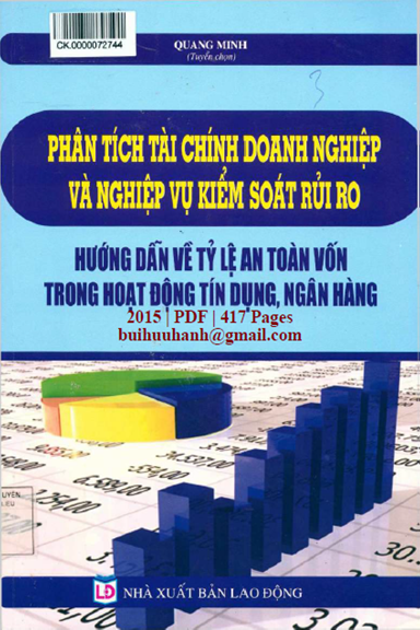 Phân Tích Tài Chính Doanh Nghiệp Và Nghiệp Vụ Kiểm Soát Rủi Ro (NXB Lao Động 2015) - Quang Minh