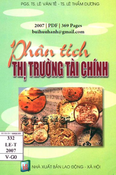Phân Tích Thị Trường Tài Chính (NXB Lao Động Xã Hội 2007) - Lê Văn Tề, 369 Trang